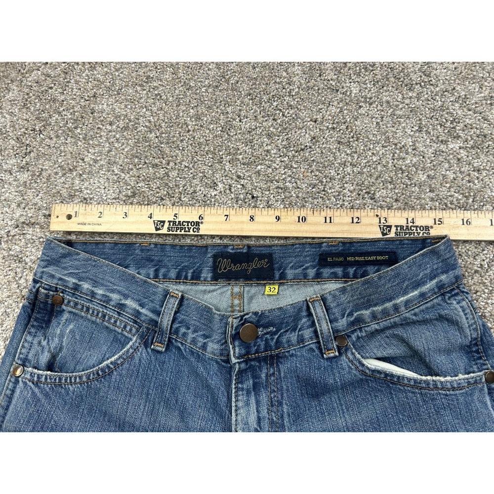 Wrangler "El Paso" Jeans (Made in USA) Mid Rise Easy Boot 32x34 #0121 - Picture 6 of 14